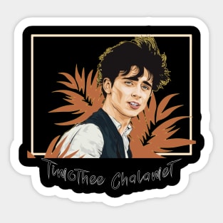 Fanart Timothee Chalamet Merch Sticker